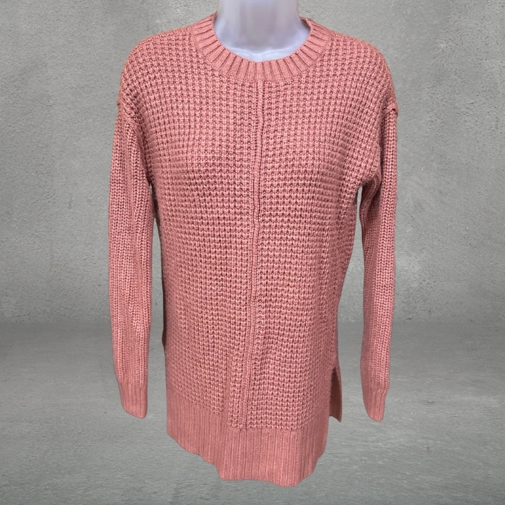 Arizona Jeans Long Pink Knit Women's Sweater